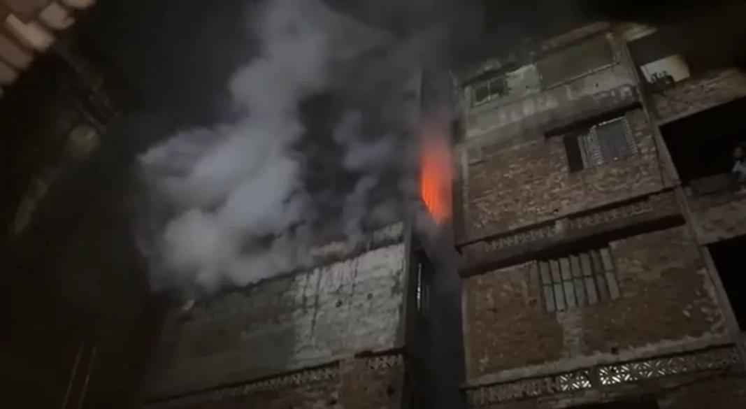 জুতার কারখানায় আগুন