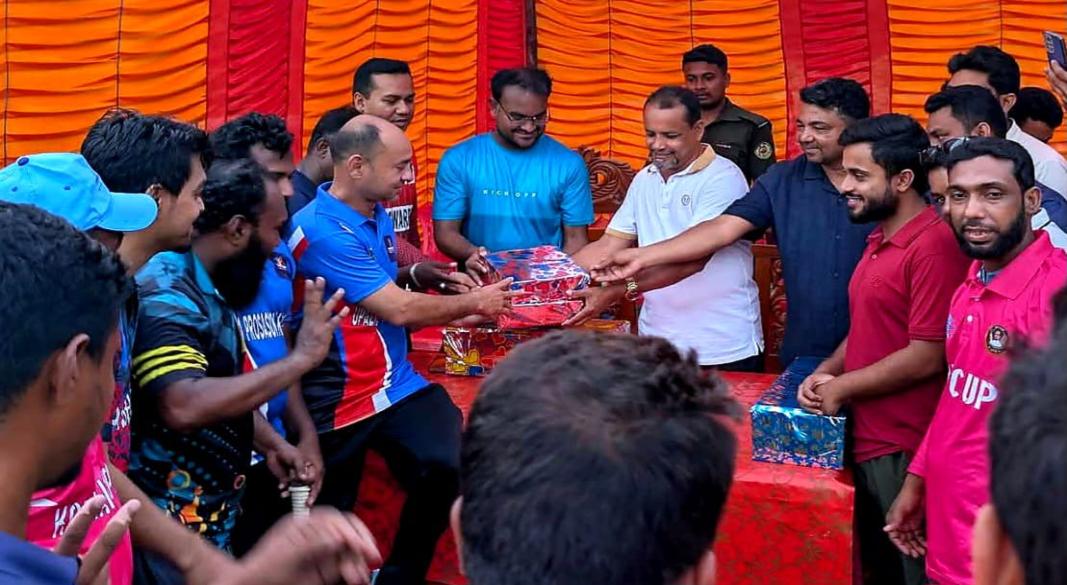 কাঁঠালিয়ায় বাংলা নববর্ষ উপলক্ষে প্রীতি ক্রিকেট ম্যাচ