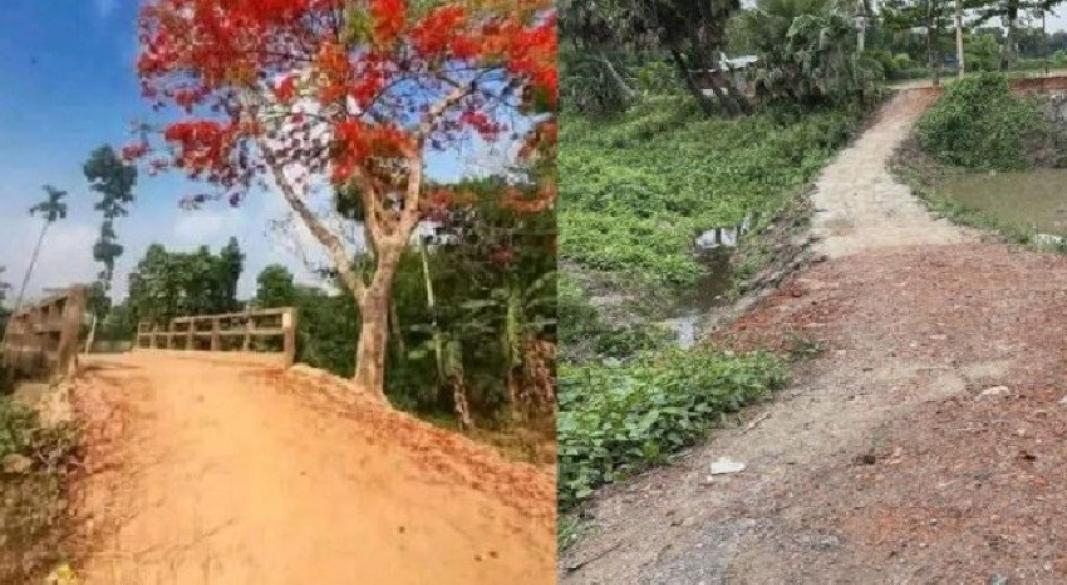 পুলটি দীর্ঘদিন ধরে ব্যবহার অনুপযোগী হয়ে পড়ে আছে।